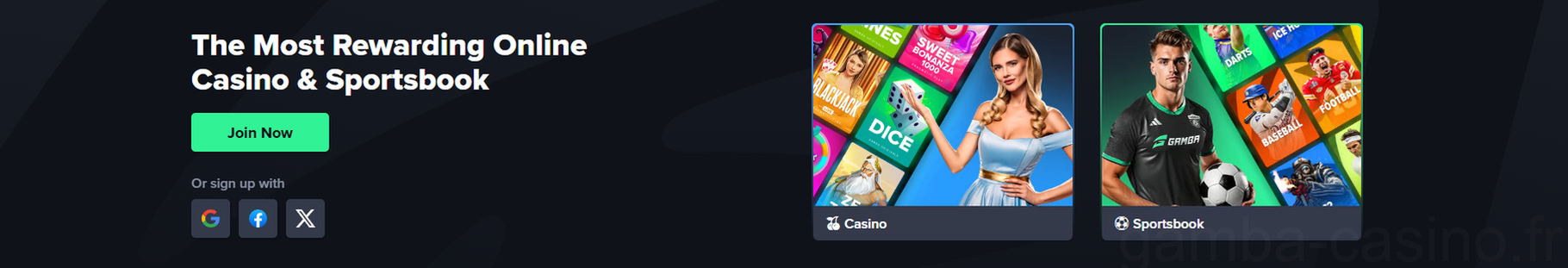 Gamba Casino Bienvenue